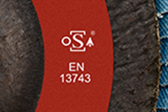 Detalhes do disco de lixa de marca própria RHODIUS com selo de certificação