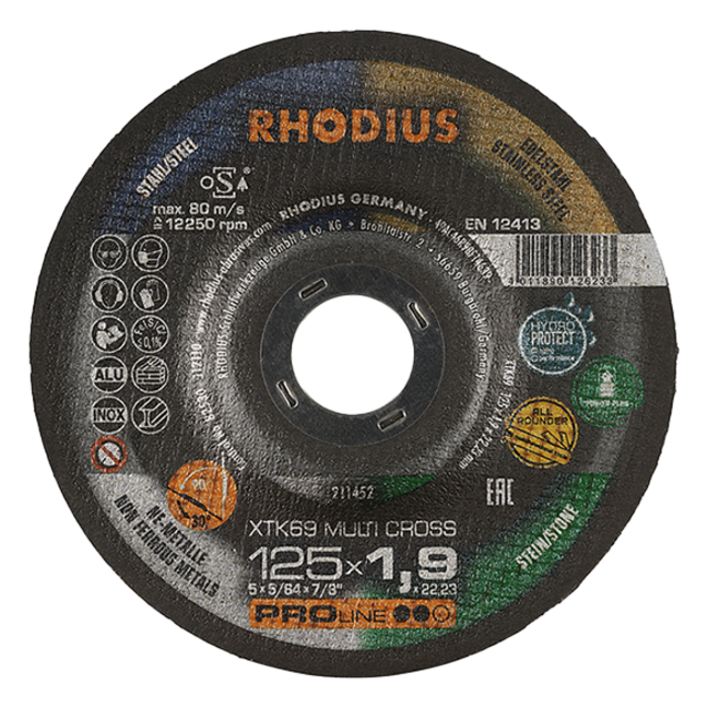Trennscheibe RHODIUS XTK69 MULTI CROSS