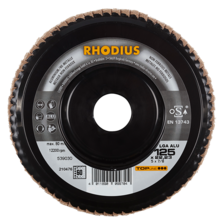 Lamellenschleifscheibe RHODIUS LGA ALU