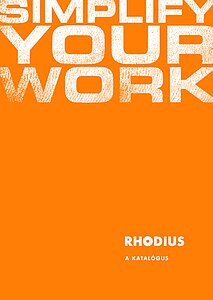 A RHODIUS katalógus címlapja