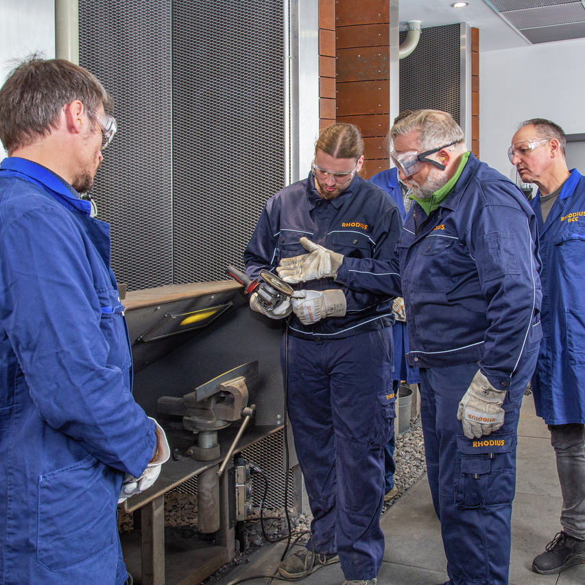 Schulung im RHODIUS Competence Center