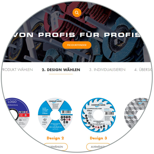 SScreenshot - RHODIUS Abrasives for Private Label - individulize